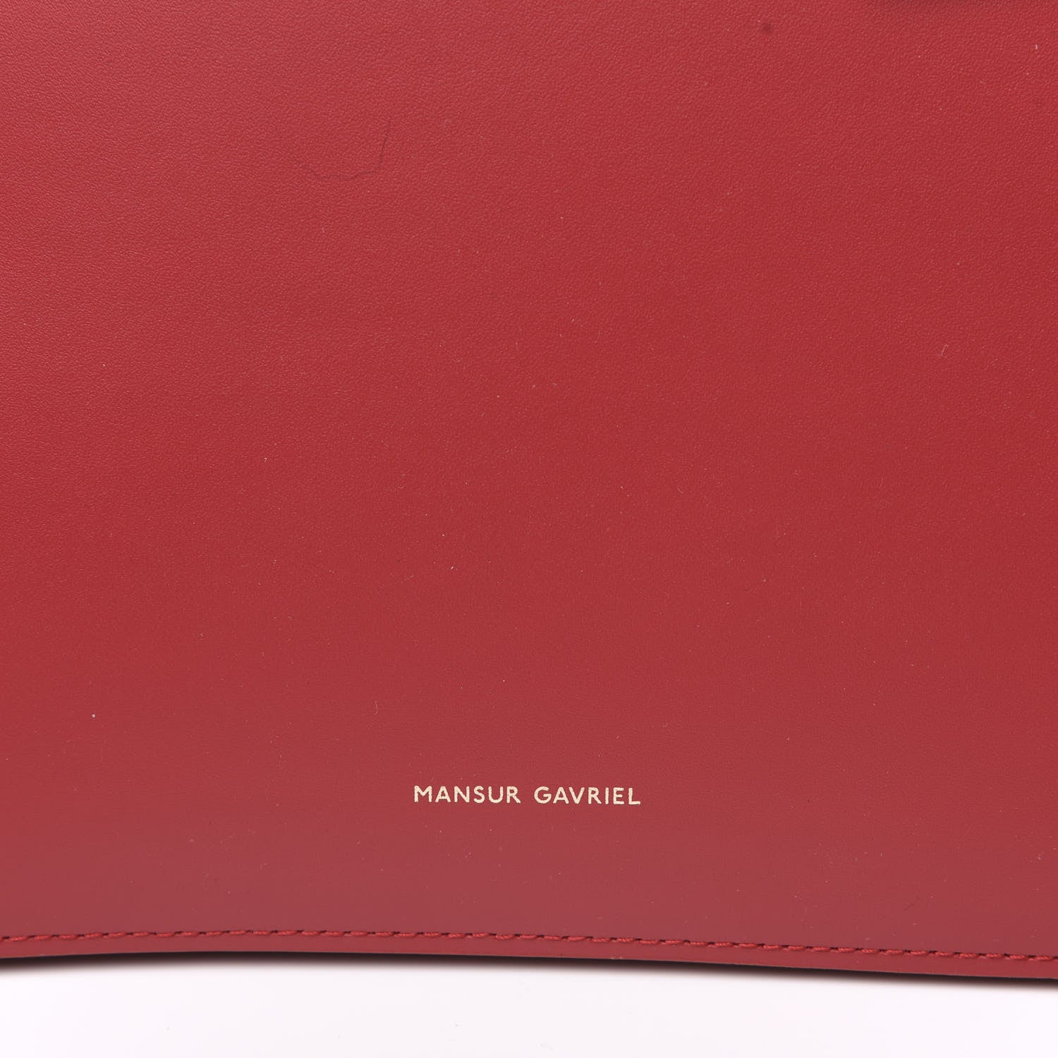 Mansur Gavriel Calfskin Top Handle Rounded Bag Flamma 7 of 9