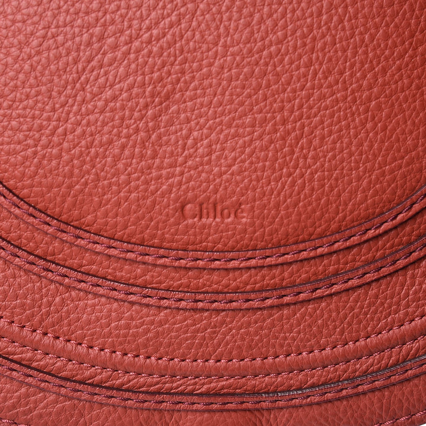 Calfskin Medium Marcie Round Crossbody Bag Berry Cupcake