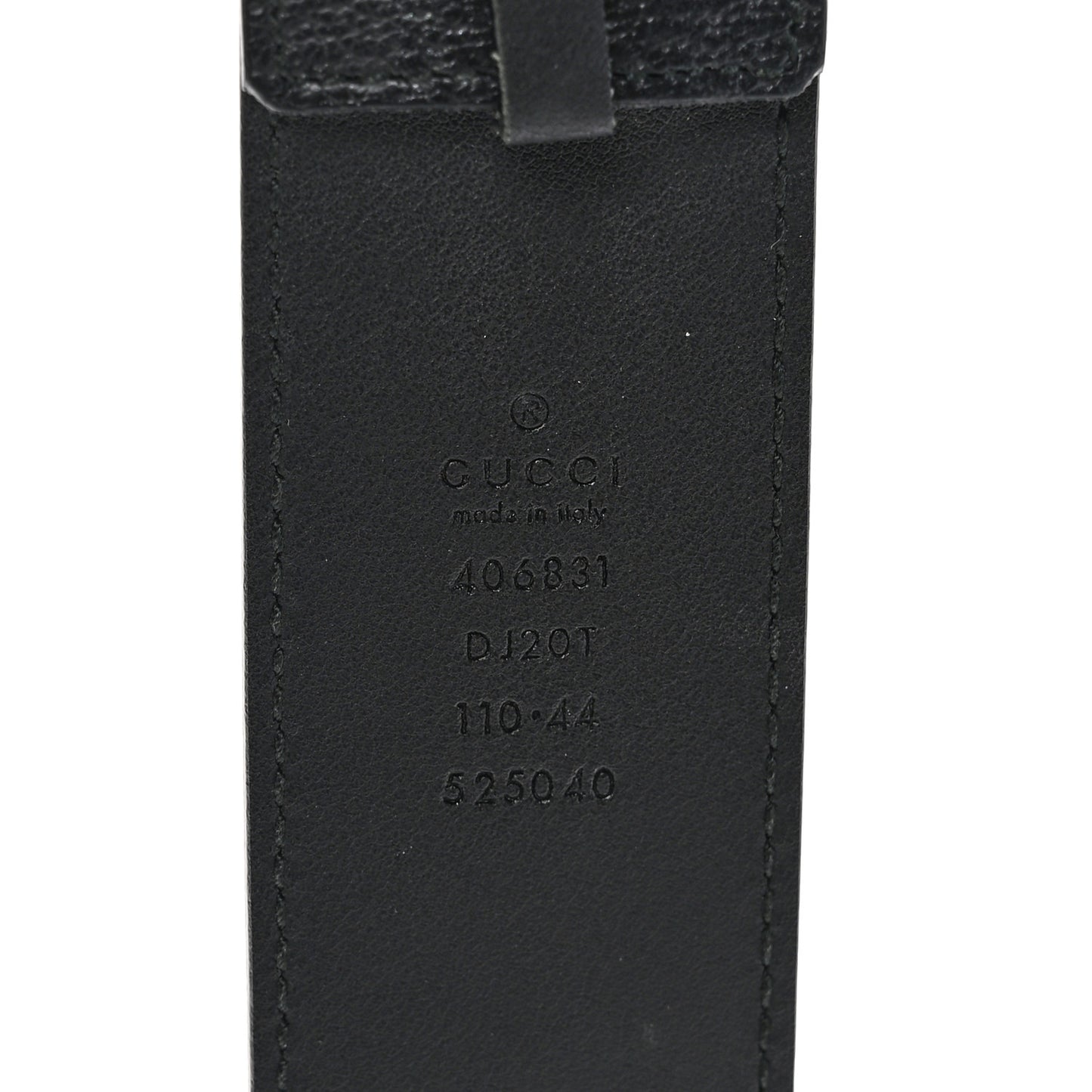 Calfskin Double G 40mm Belt 110 44 Black