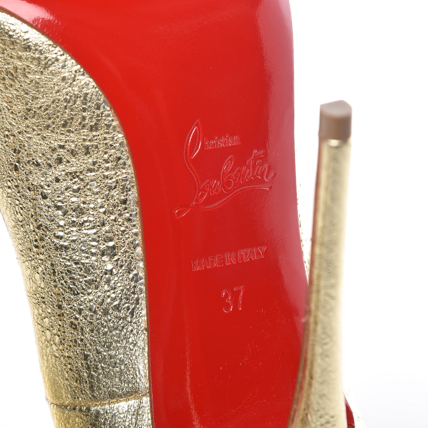 Nappa Pepite So Kate 120 Pumps 37 Gold