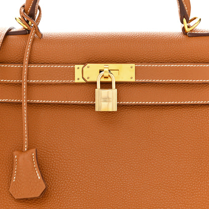 Hermes Togo Kelly Retourne 28 Gold 8 of 12