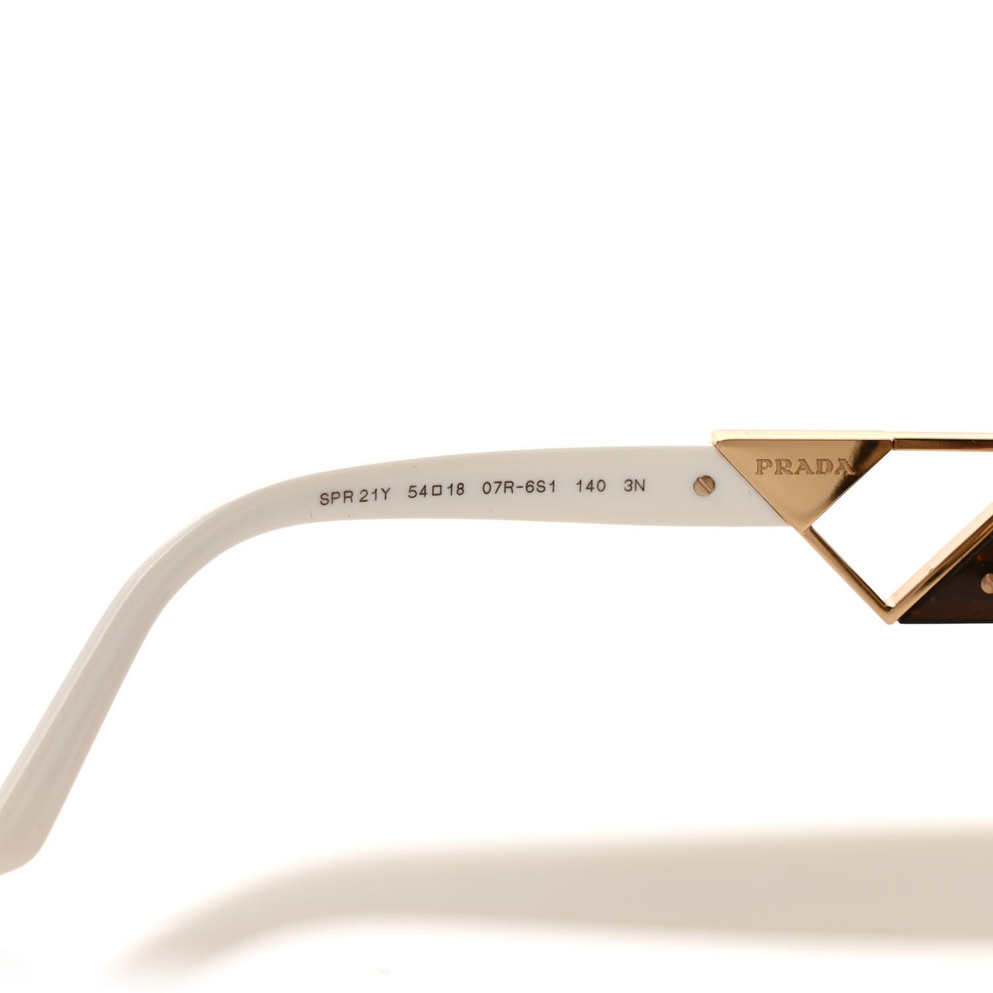 Triangle Sunglasses SPR 21Y Tortoise White
