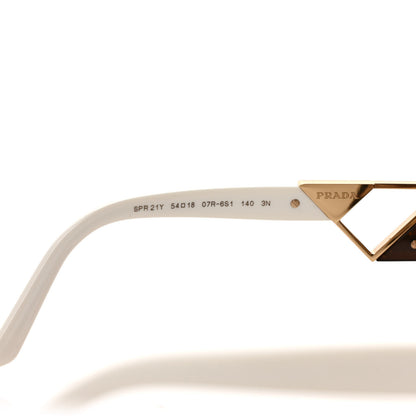Prada Triangle Sunglasses SPR 21Y Tortoise White 7 of 8