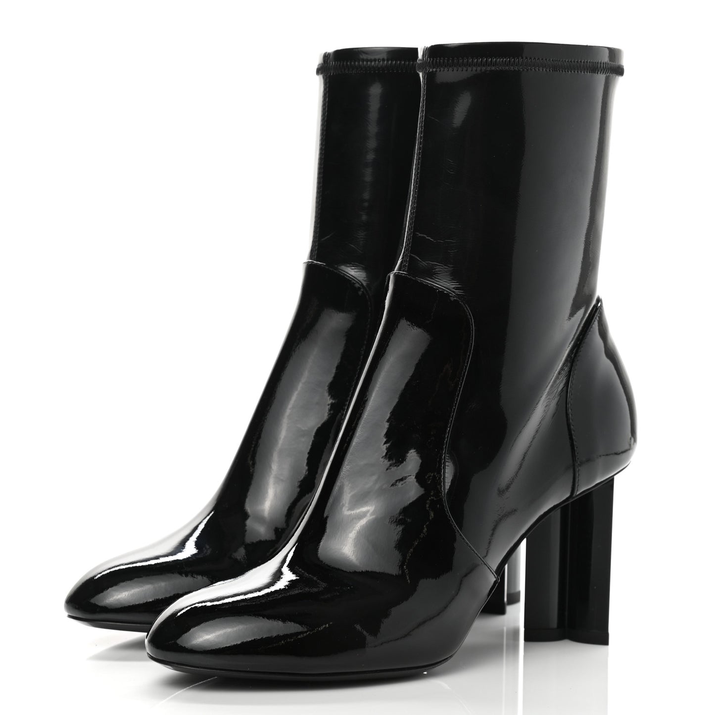 Patent Uniformes Silhouette Ankle Boots 36.5 Black