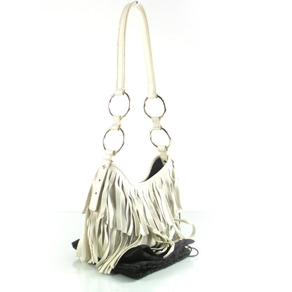 Saint Laurent Suede Boheme Fringe Shoulder Bag 3 of 9