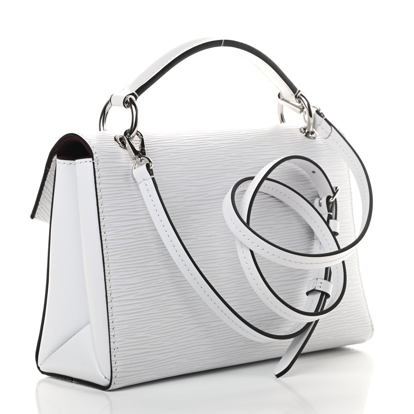 Epi Pochette Grenelle White