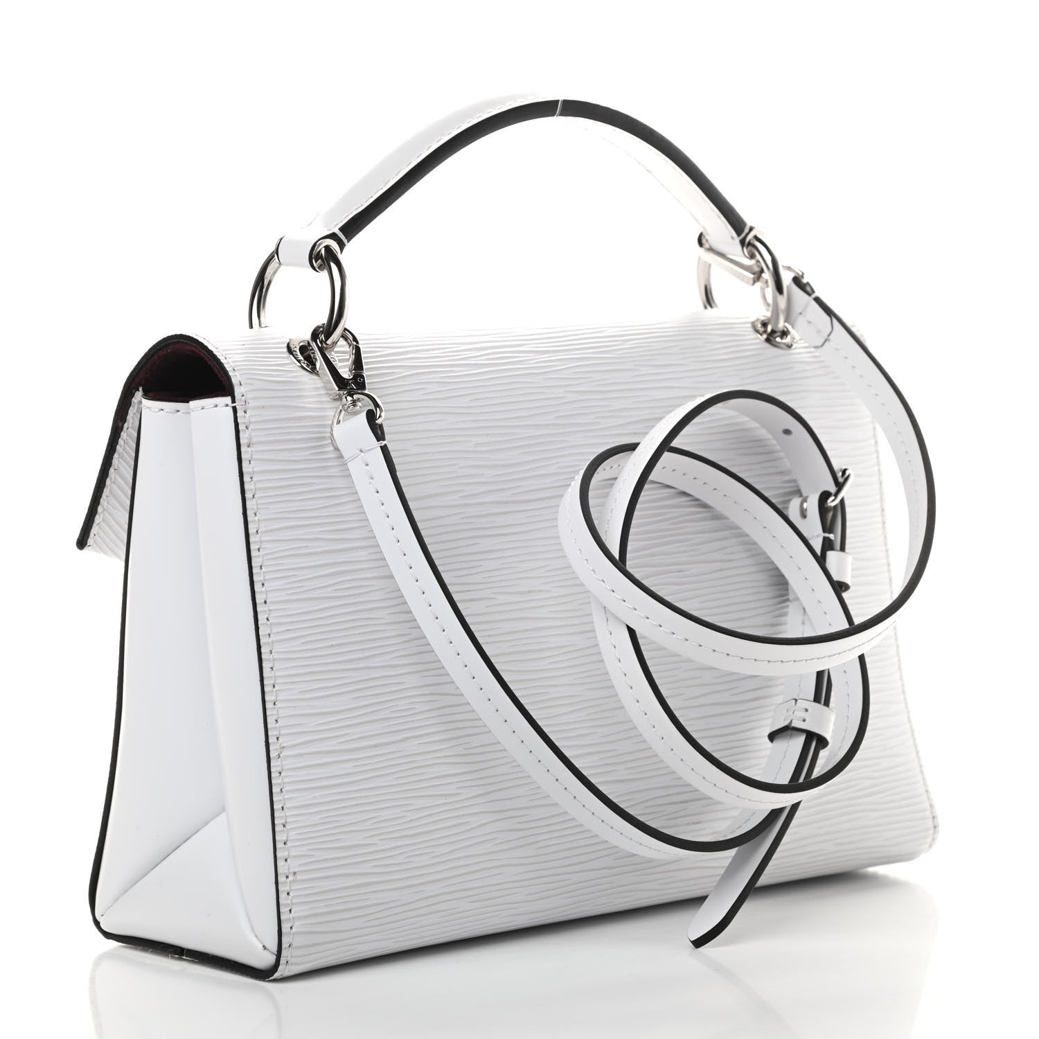 Louis Vuitton Epi Pochette Grenelle White 3 of 10