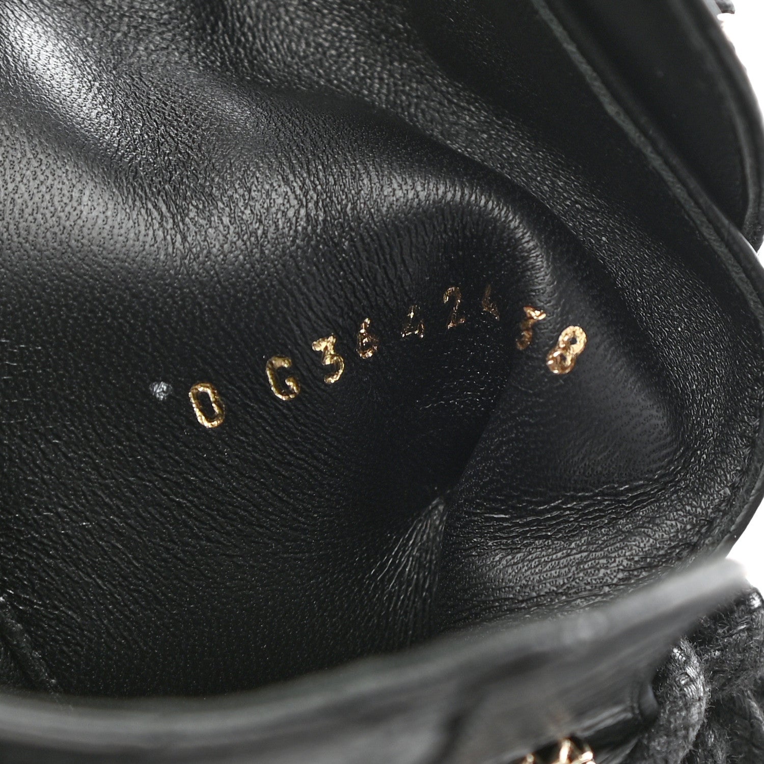 Chanel Shiny Goatskin Calfskin Quilted Lace Up Combat Boots 38 Black 8 of 8