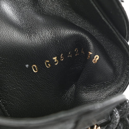 Chanel Shiny Goatskin Calfskin Quilted Lace Up Combat Boots 38 Black 8 of 8