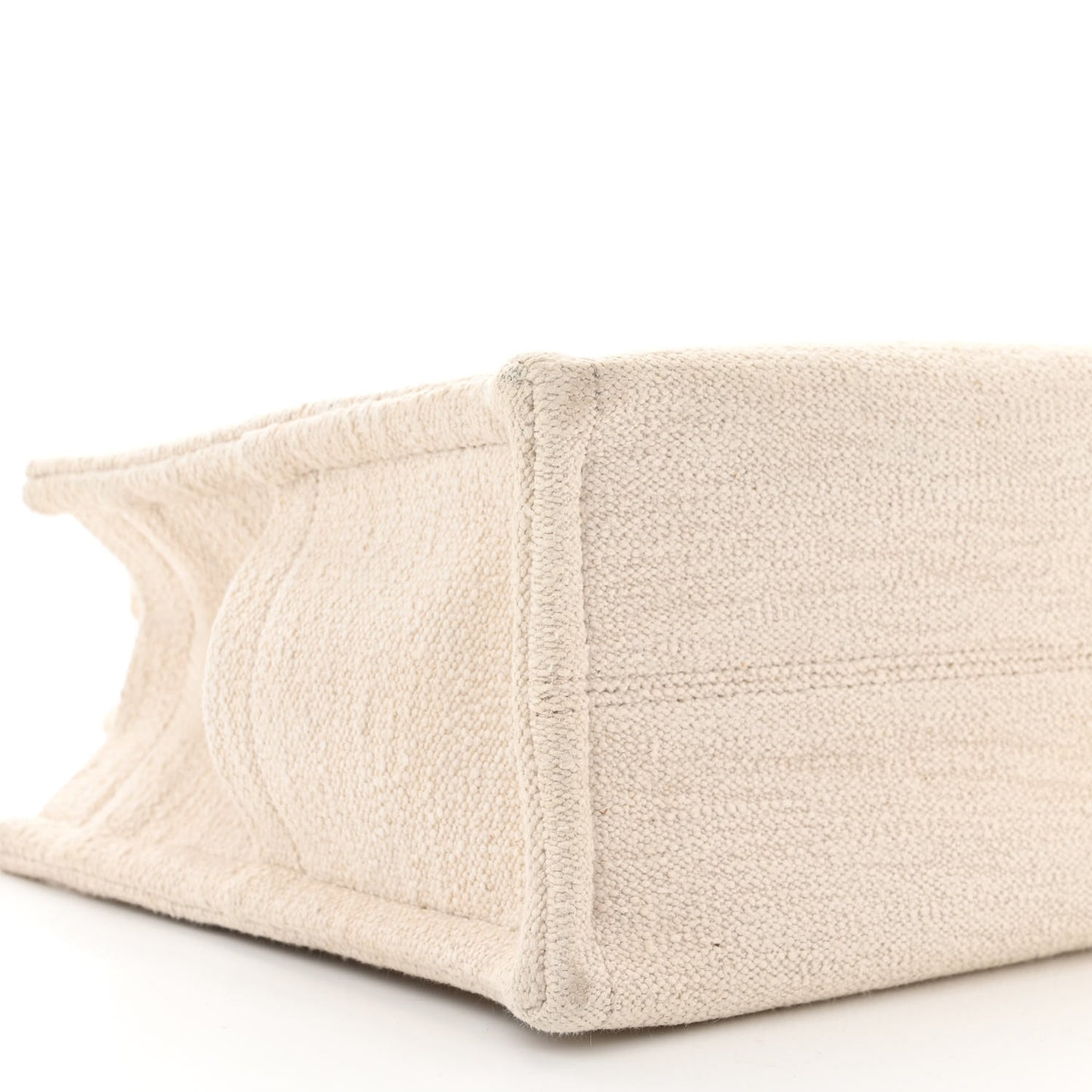 Canvas Small Cabas Thais Ecru Black