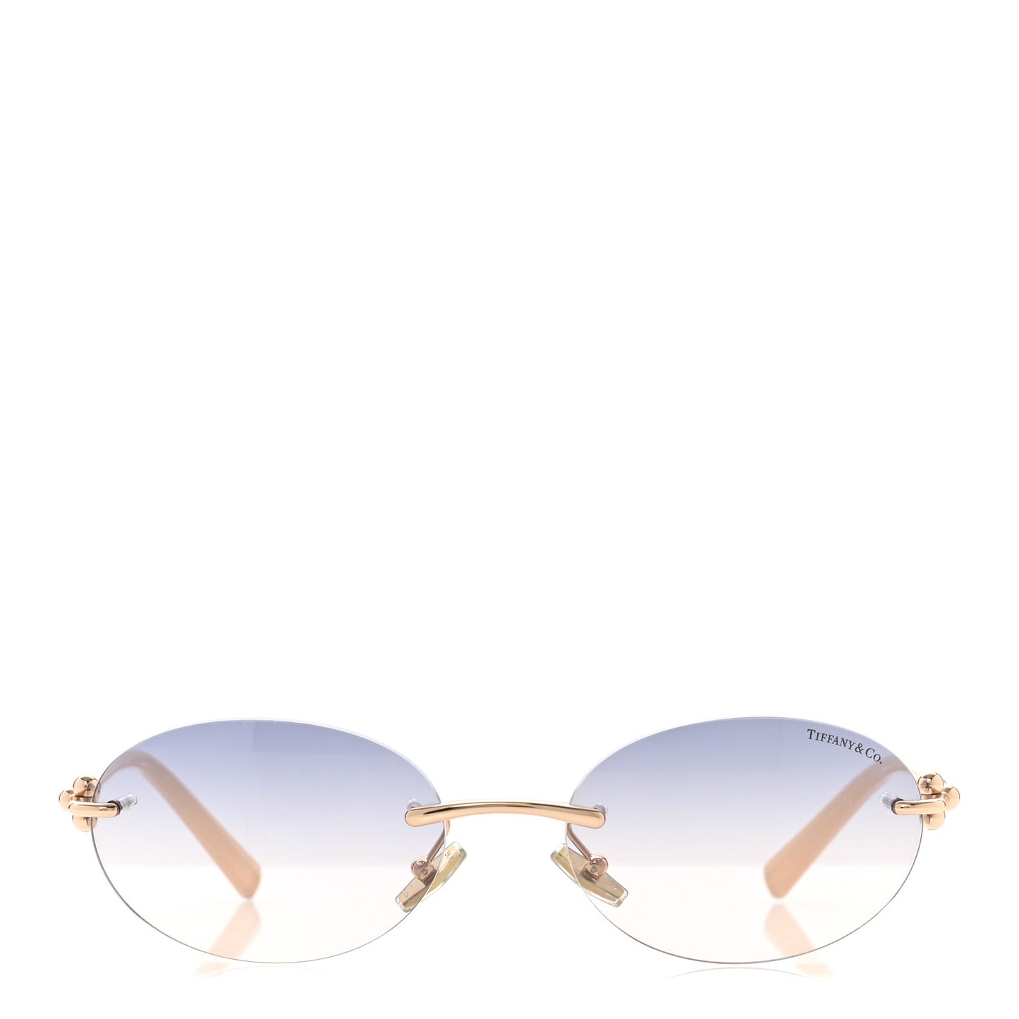 Metal TF3104D Oval Sunglasses Pink