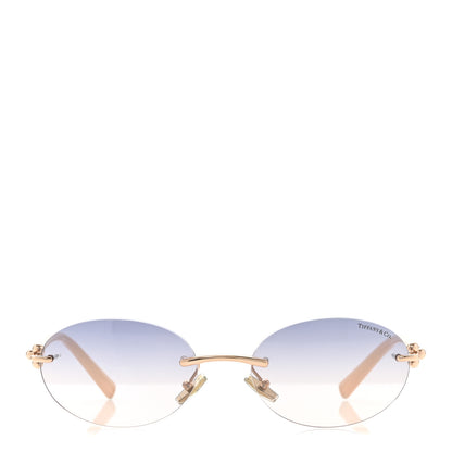Tiffany Metal TF3104D Oval Sunglasses Pink 2 of 8