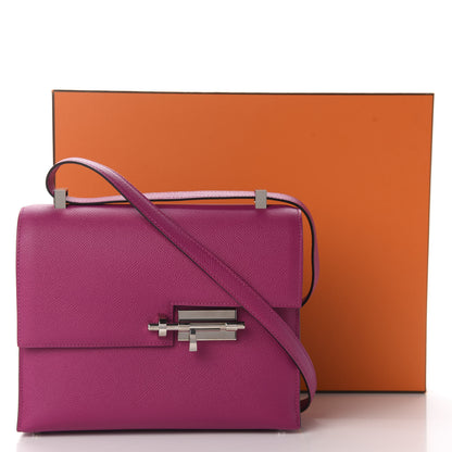 Hermes Epsom Verrou 21 Rose Pourpre 11 of 11