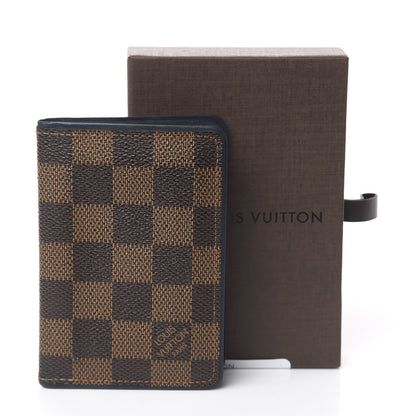 Louis Vuitton Damier Ebene Pocket Organizer NM Blue 8 of 8