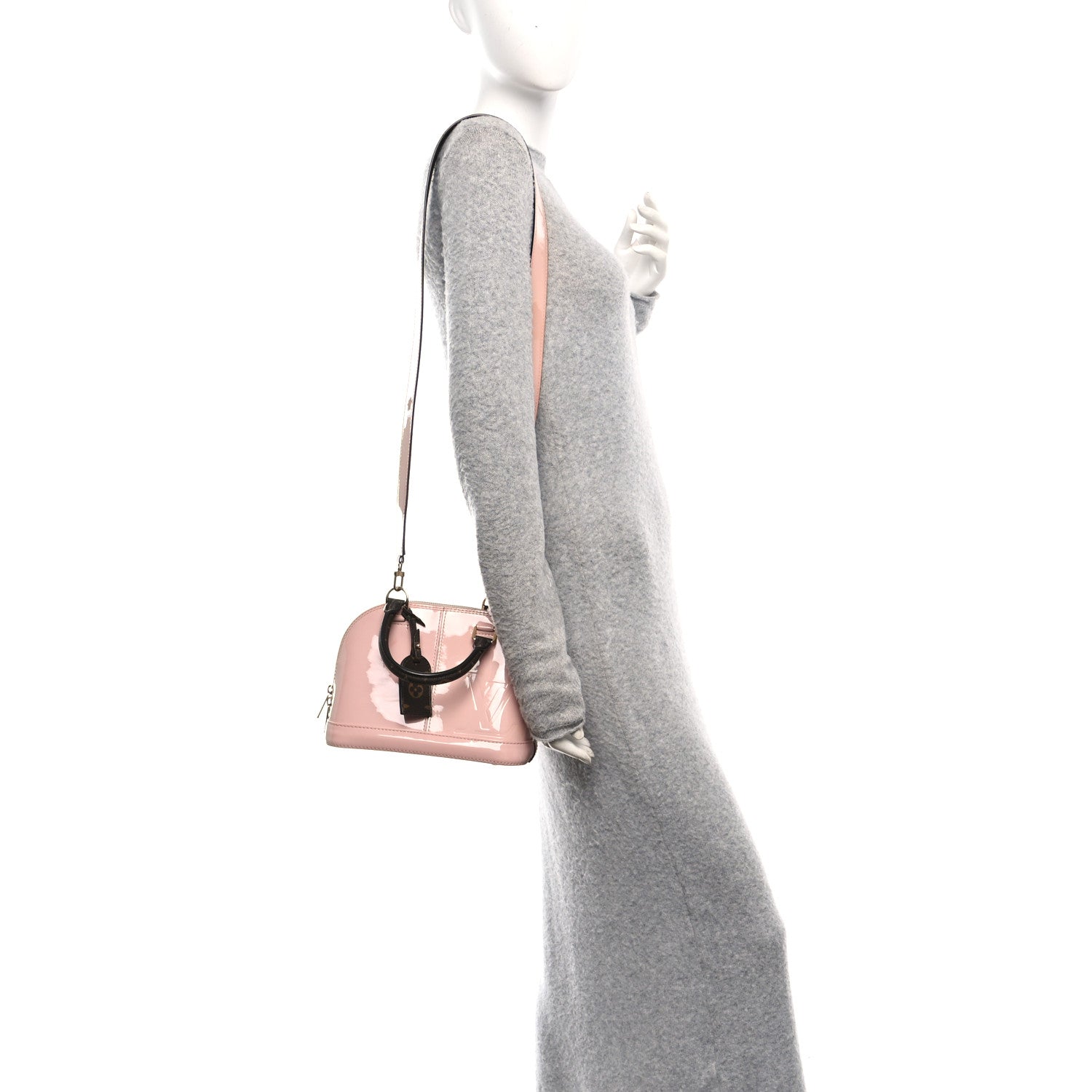 Louis Vuitton Patent Monogram Alma BB Rose Ballerine 2 of 11