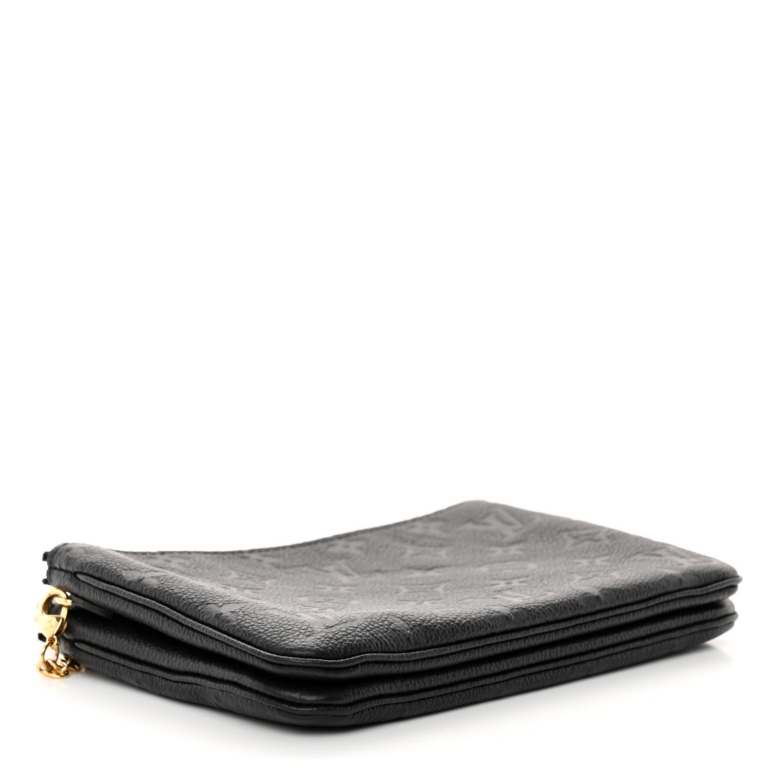 Louis Vuitton Empreinte Double Zip Pochette Black 5 of 11