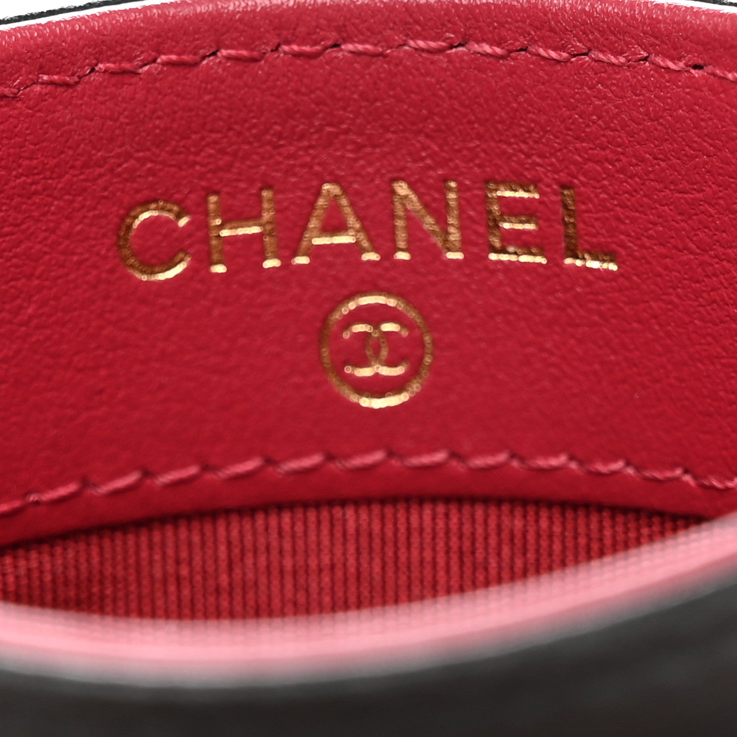 Chanel Lambskin Quilted Chanel 19 Card Holder Black 8 of 15