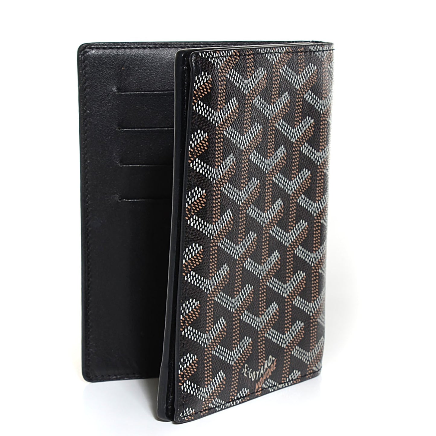 Goyardine Bi-Fold Wallet Black