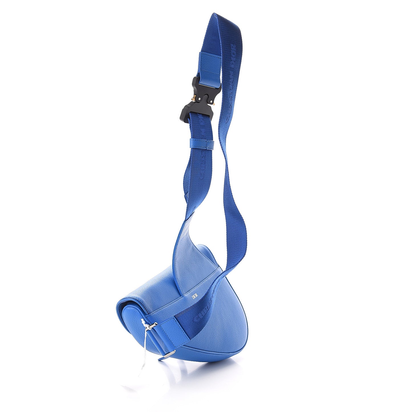 Grained Calfskin Kim Jones Saddle Bag Blue