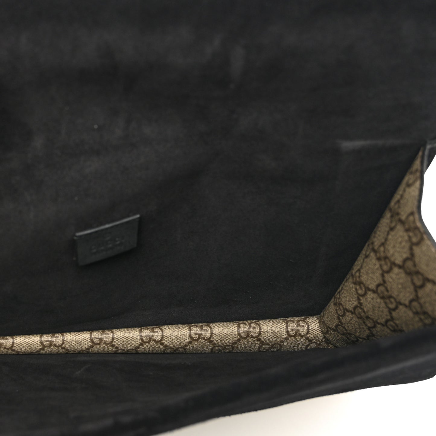 GG Supreme Monogram Dionysus Clutch Black