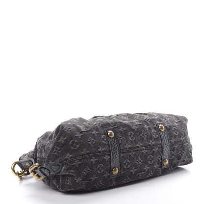 Louis Vuitton Denim Neo Cabby MM Black 3 of 13