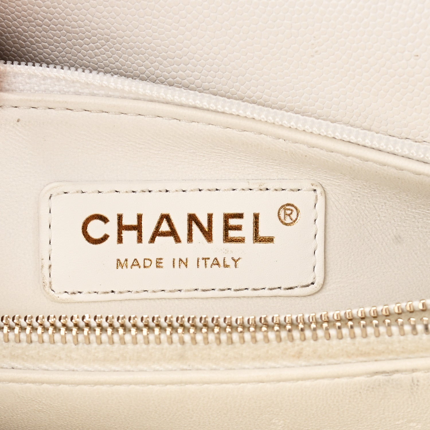 Chanel Caviar Quilted Small Coco Handle Flap White 7 of 21