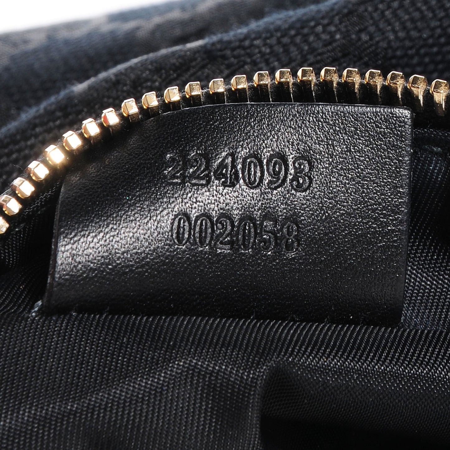 Monogram Strap Cosmetic Case Black