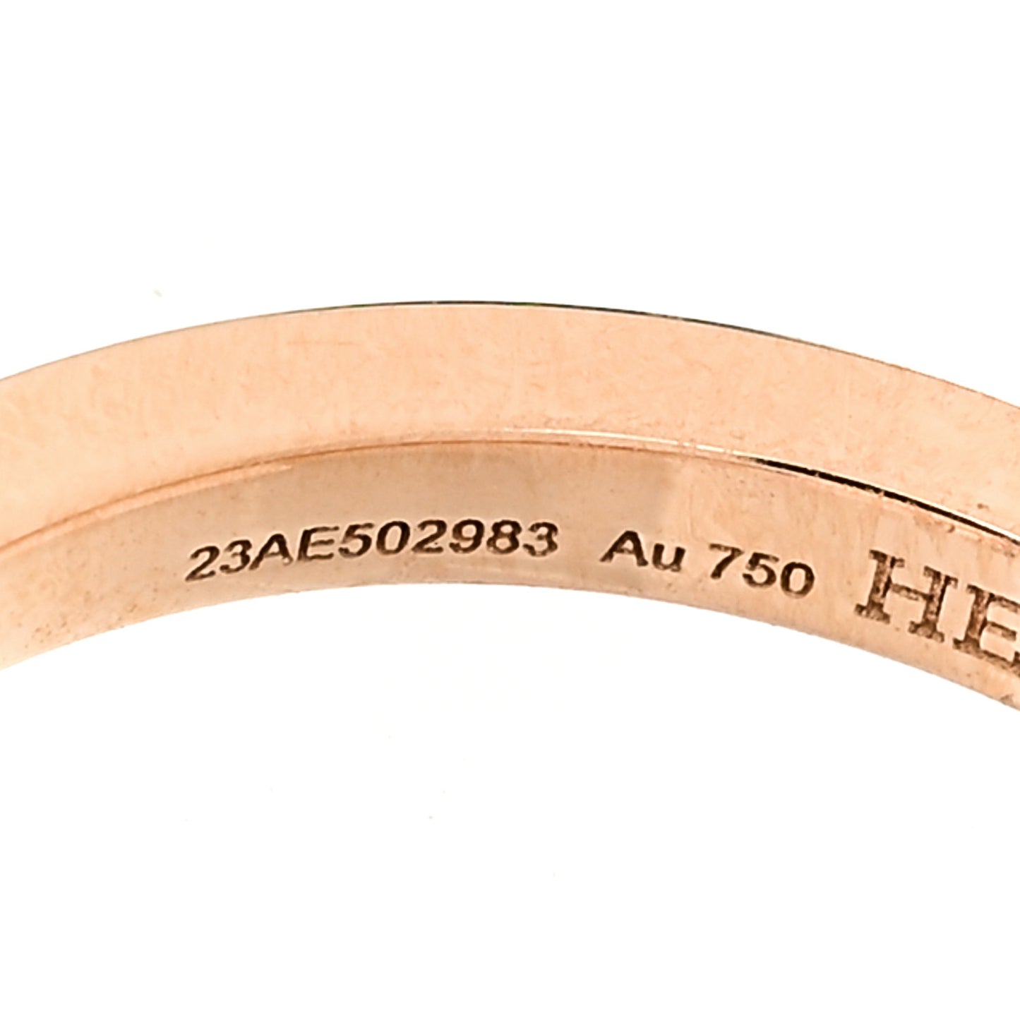18K Rose Gold Diamond MM Chaine d'Ancre Contour Ring 51 5.75