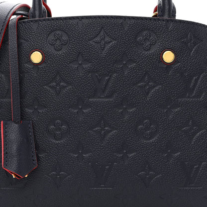 Louis Vuitton Empreinte Montaigne BB Marine Rouge 8 of 10