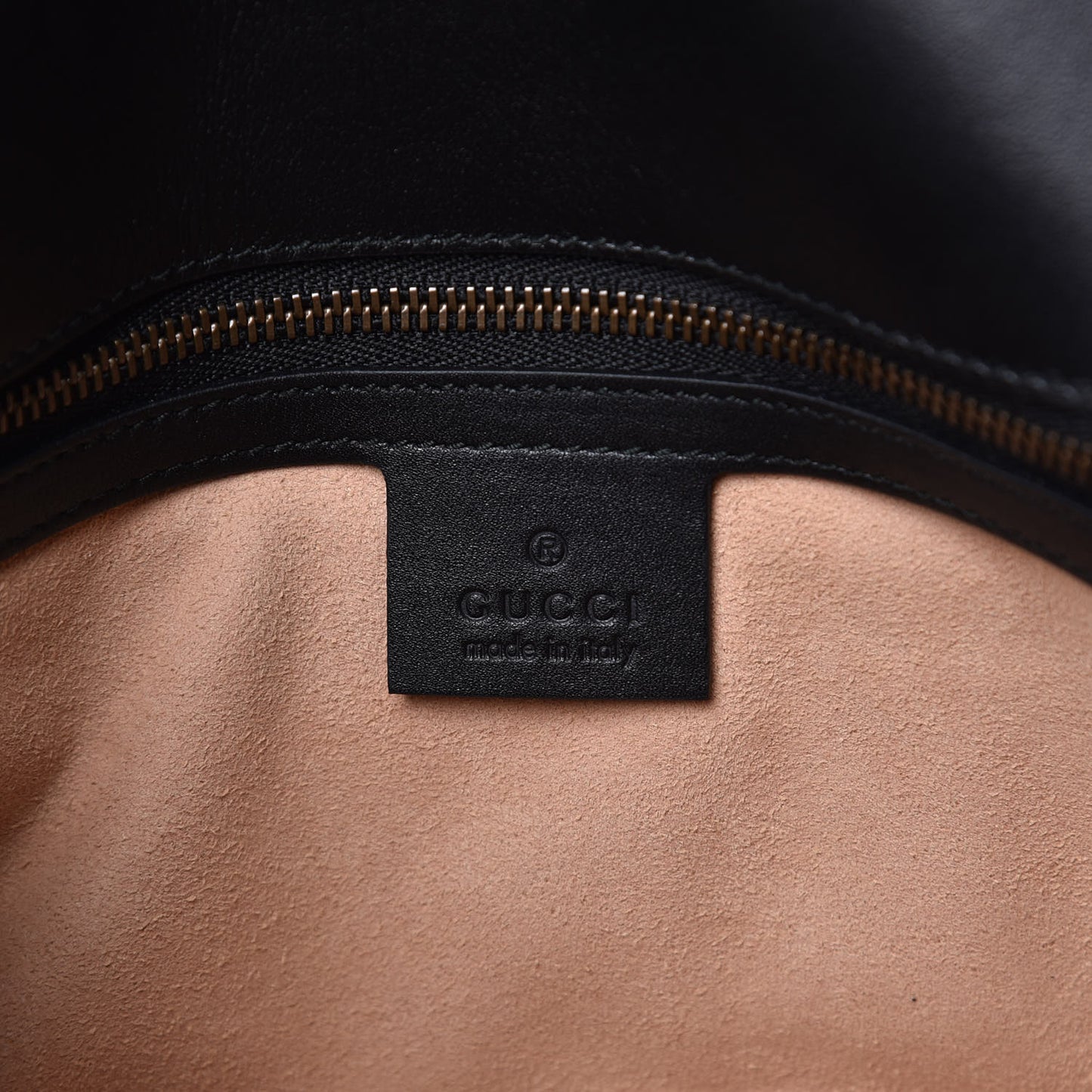 Calfskin Matelasse Studded Small Pearly GG Marmont Shoulder Bag Black