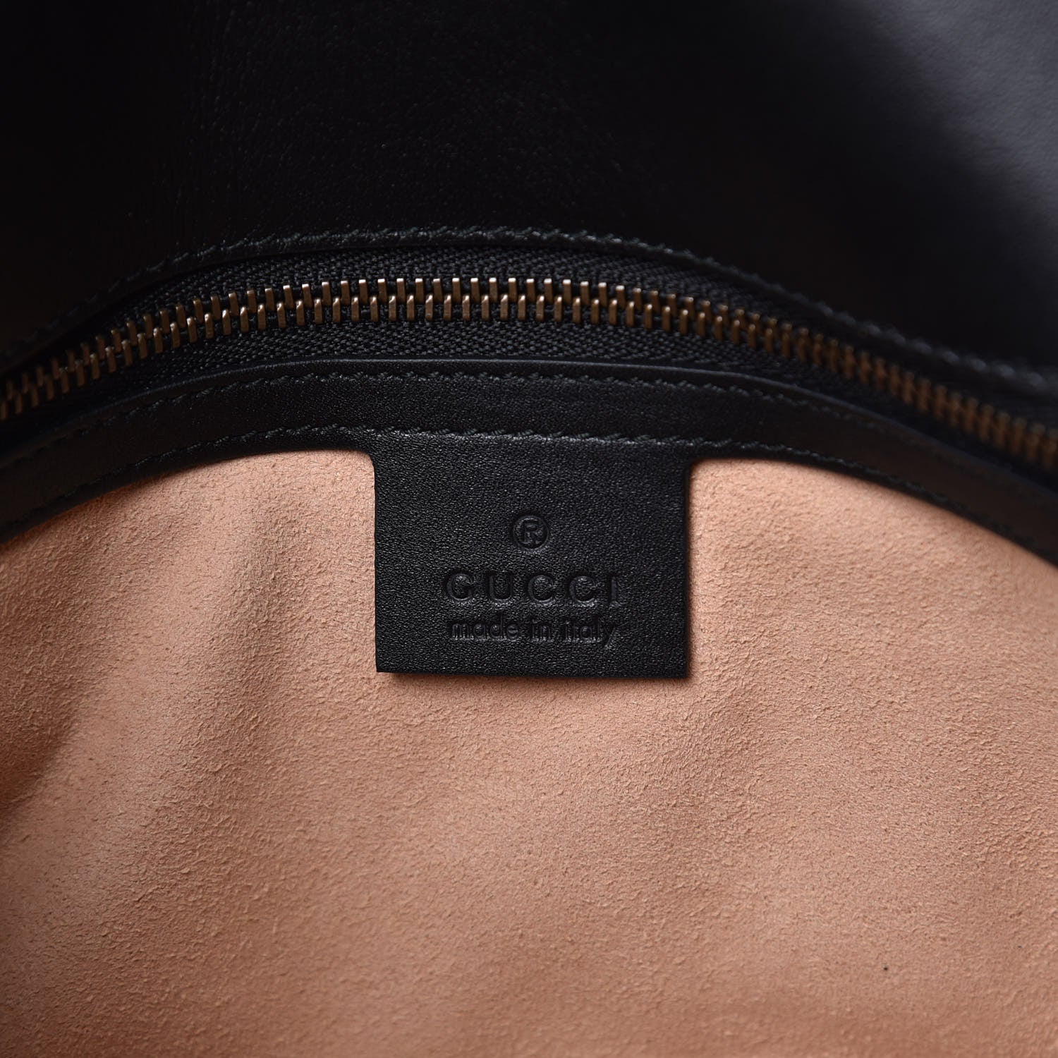 Gucci Calfskin Matelasse Studded Small Pearly GG Marmont Shoulder Bag Black 6 of 9