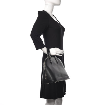 Louis Vuitton Epi Alma PM Black 2 of 11