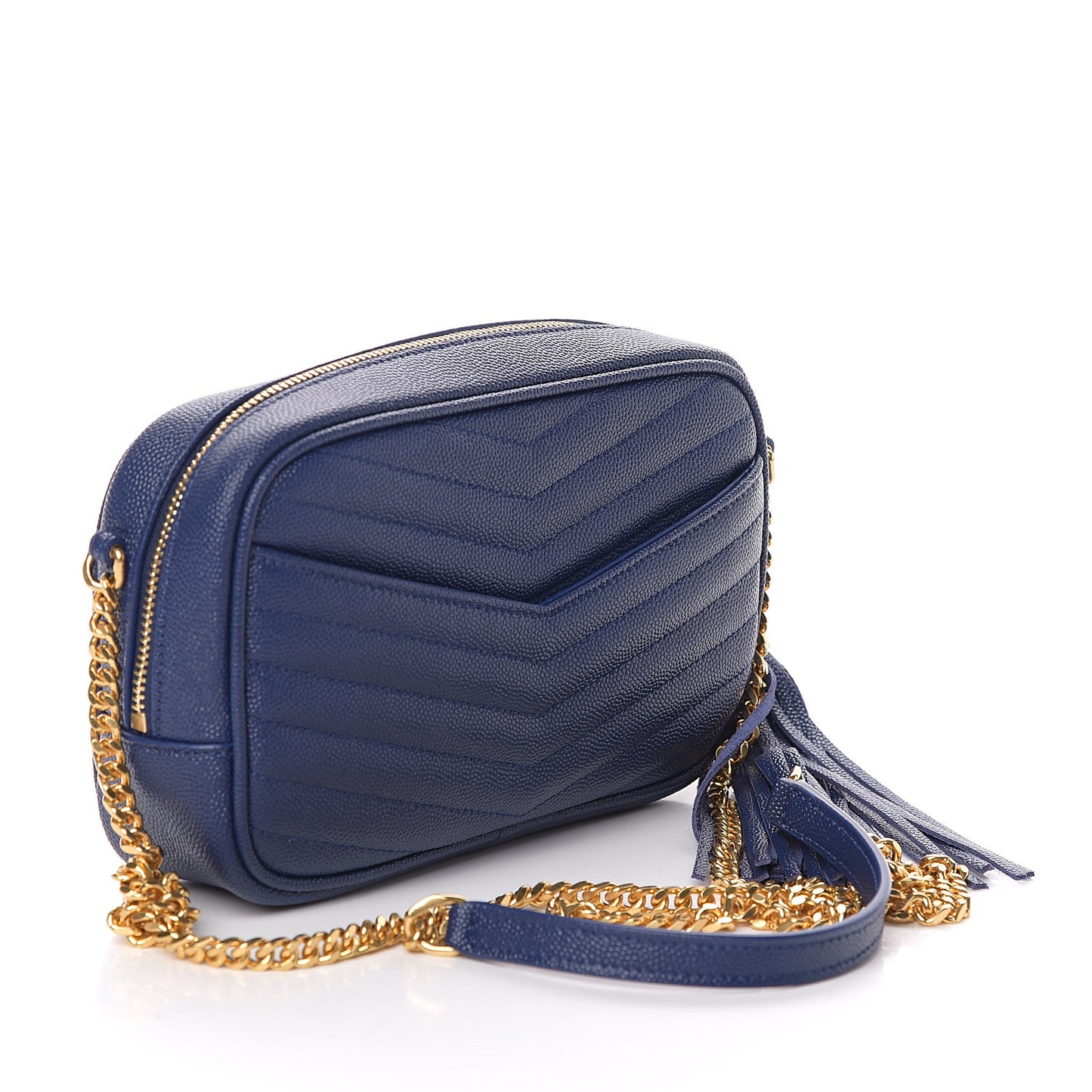 Grain De Poudre Matelasse Monogram Mini Lou Camera Bag Denim