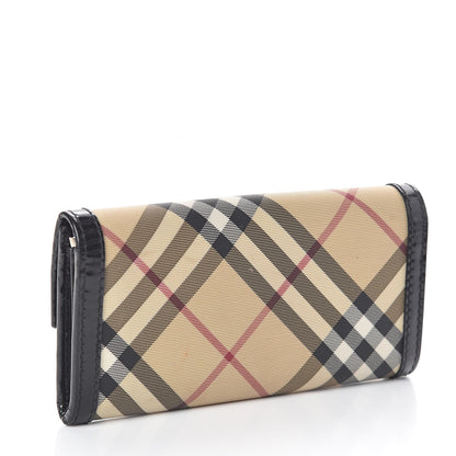 Burberry Nova Check Penrose Continental Wallet Black 3 of 7