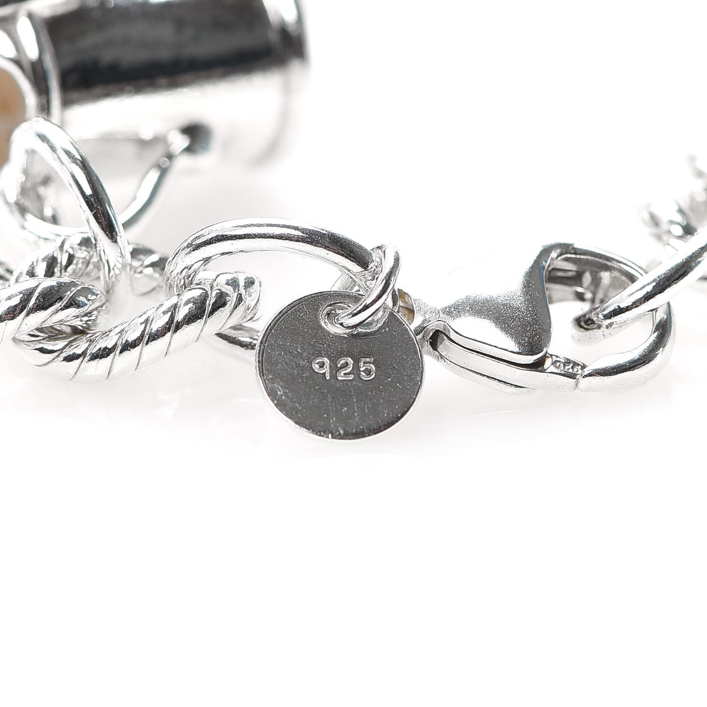 Sterling Silver Watering Can Charm Bracelet