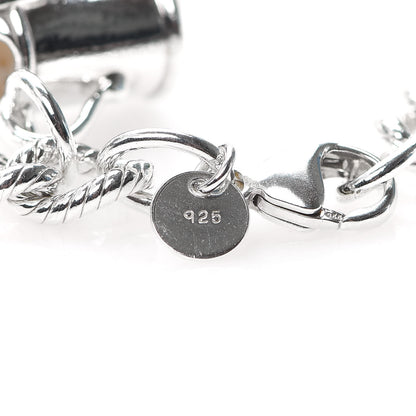 Tiffany Sterling Silver Watering Can Charm Bracelet 5 of 7