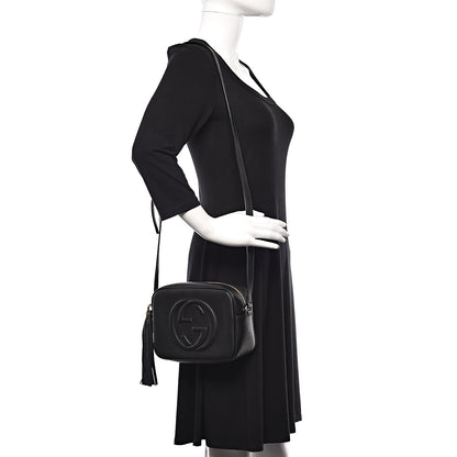 Gucci Pebbled Calfskin Small Soho Disco Bag Black 2 of 10