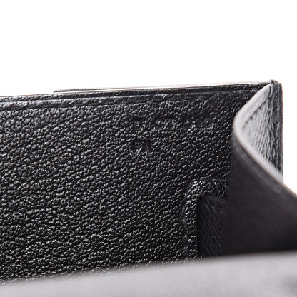 Hermes Epsom Kelly Depeches 25 Pouch Black 5 of 7