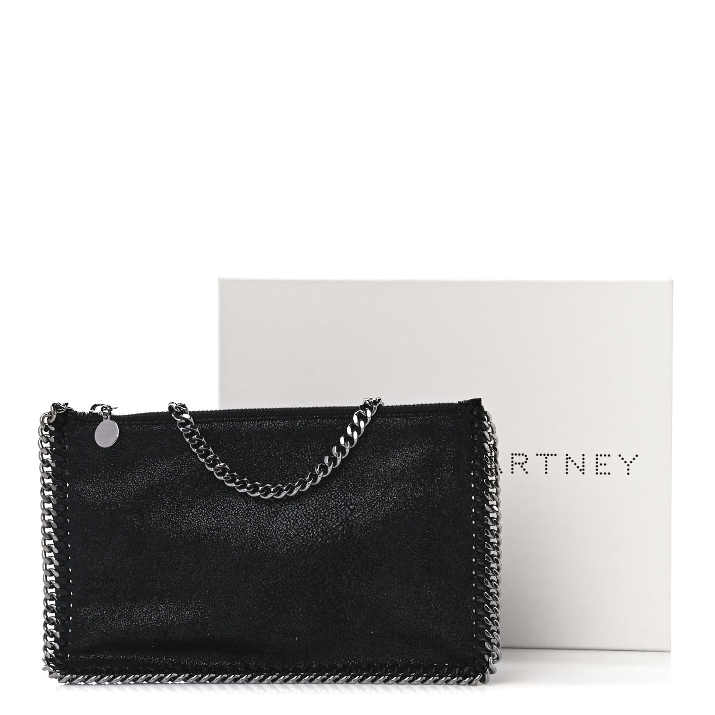 Shaggy Deer Falabella Clutch Navy