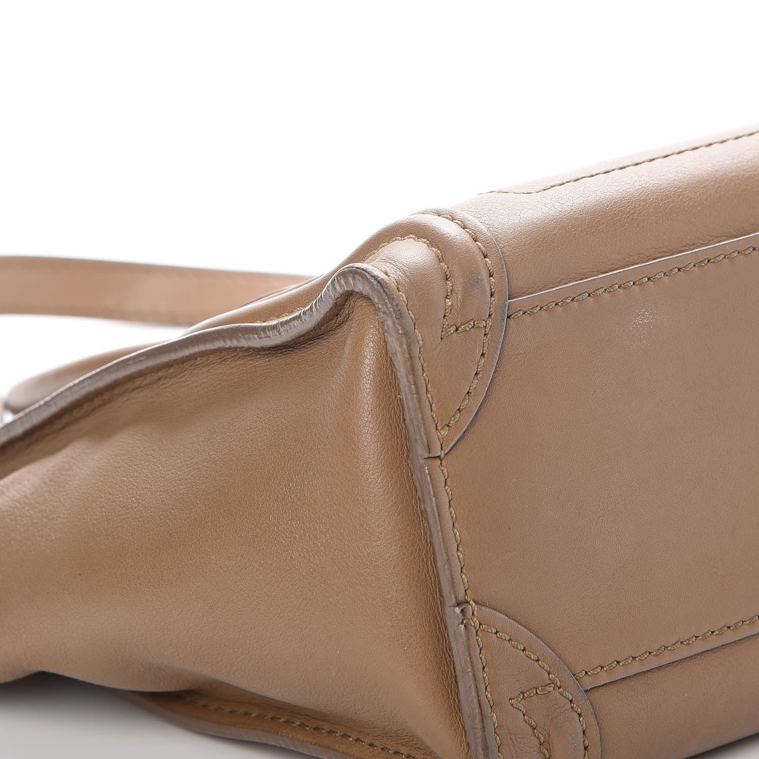Celine Smooth Calfskin Nano Luggage Camel 8 of 14
