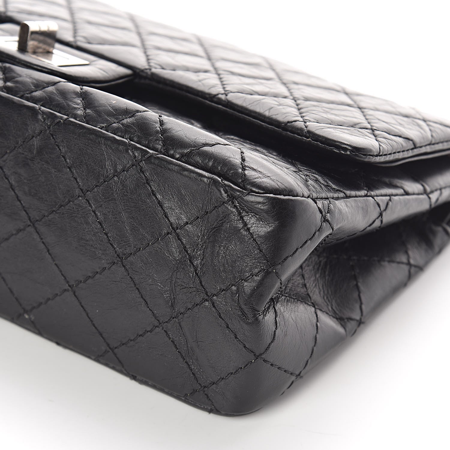 Chanel Aged Calfskin Quilted 2.55 Reissue 225 Flap Black 10 of 10