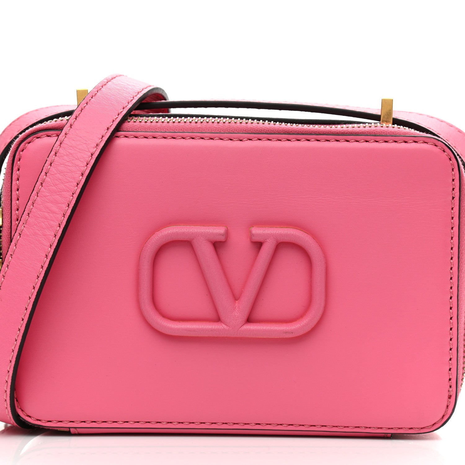 Valentino Garavani Smooth Calfskin VSling Crossbody Bag Pink 7 of 7