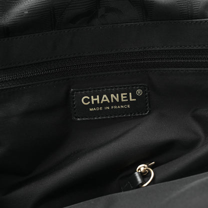 Chanel Nylon Medium Travel Tote Black 6 of 12