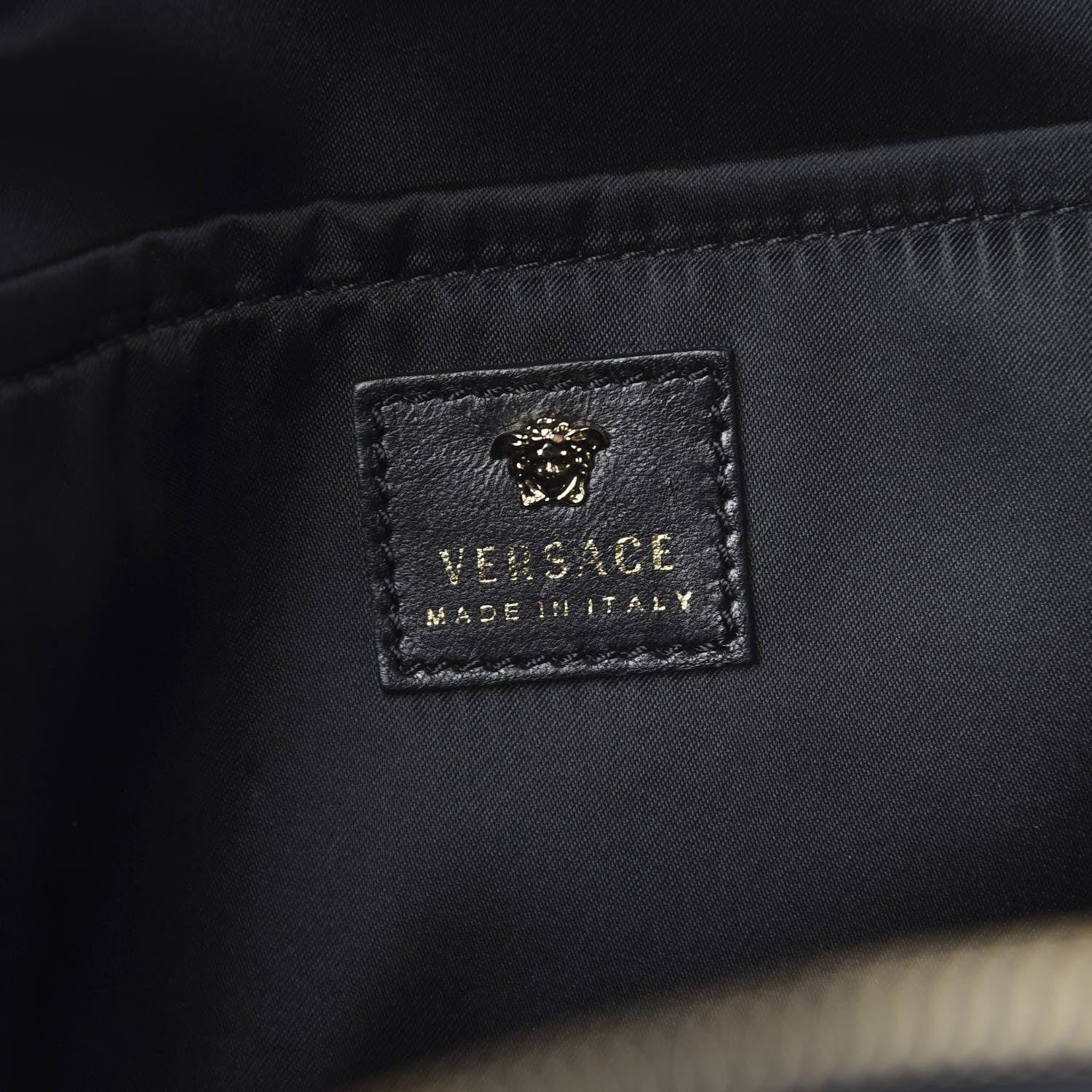 Versace Calfskin Palazzo Medusa Backpack Black 5 of 9