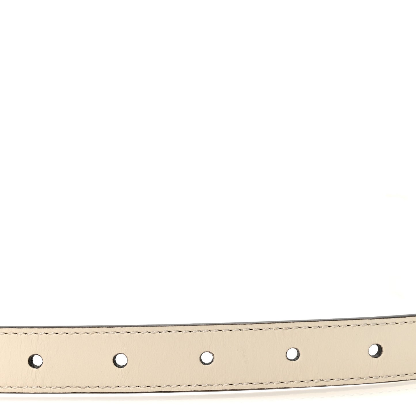 Calfskin Double G 20mm Belt 85 34 Mystic White