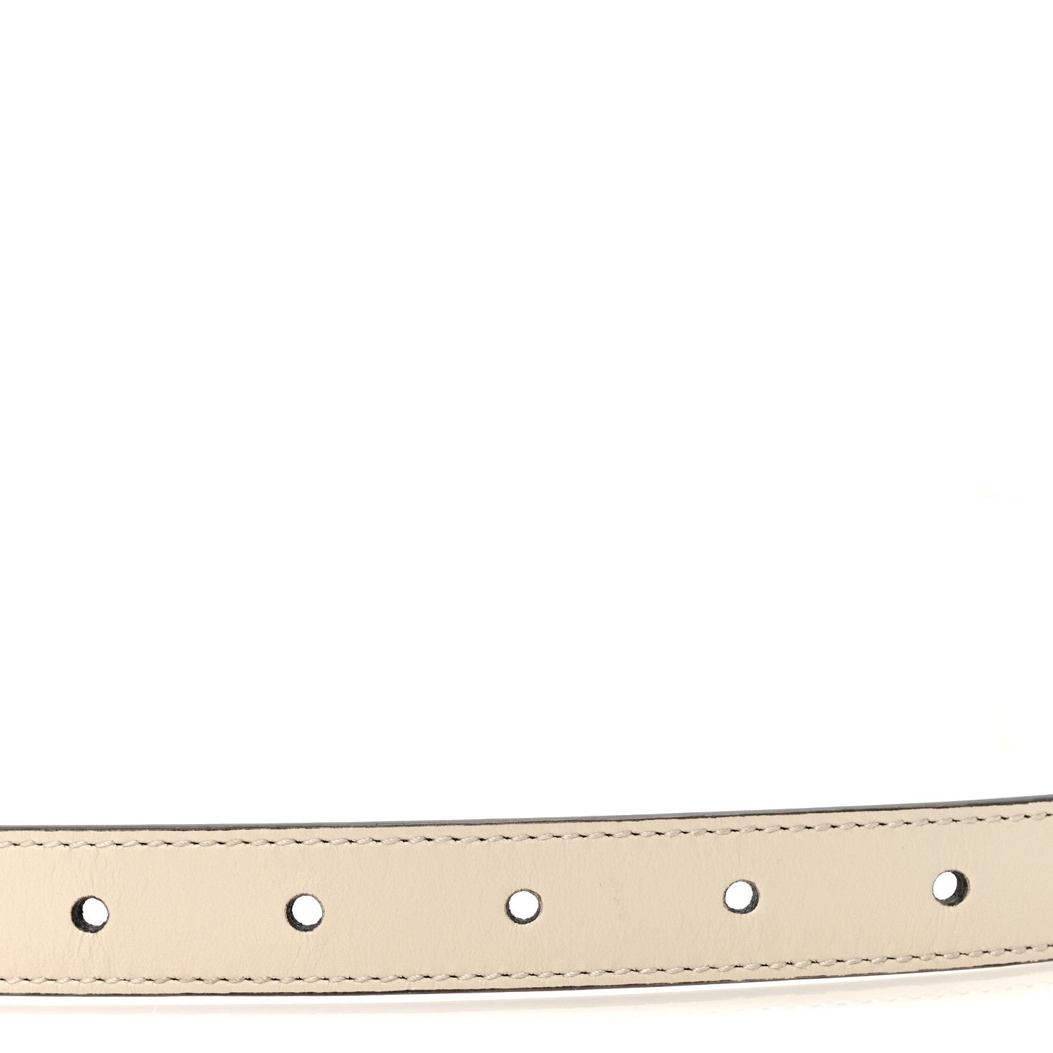 Gucci Calfskin Double G 20mm Belt 85 34 Mystic White 3 of 5