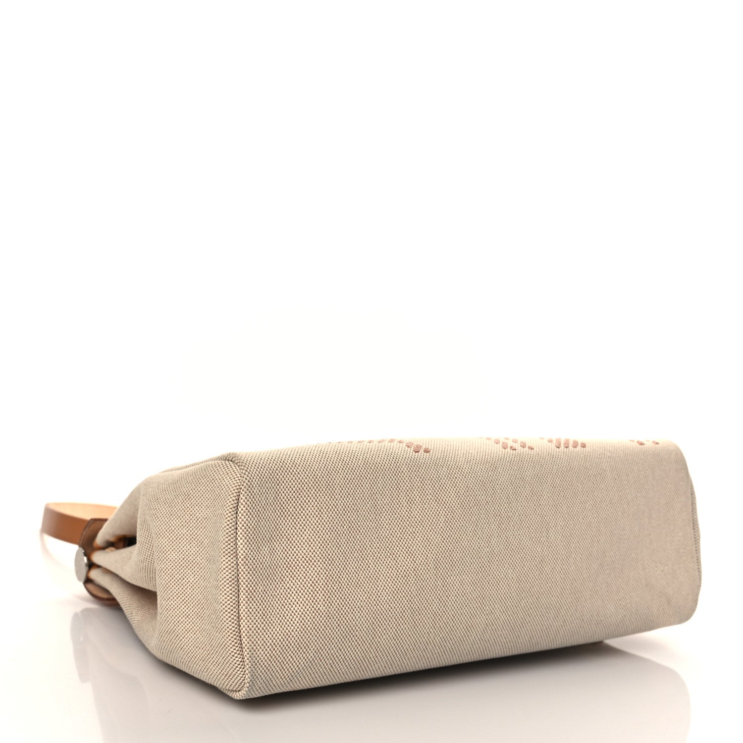 Hermes Vache Hunter Toile H Brides de Gala Herbag Zip Retourne 31 PM Natural 5 of 15