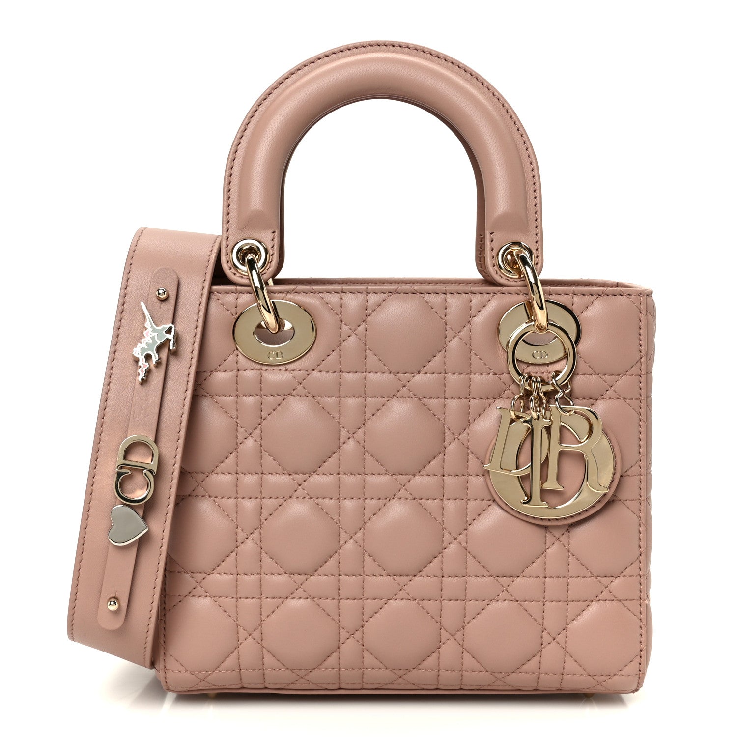 Christian Dior Lambskin Cannage Small My ABCDior Lady Dior Fard 1 of 10