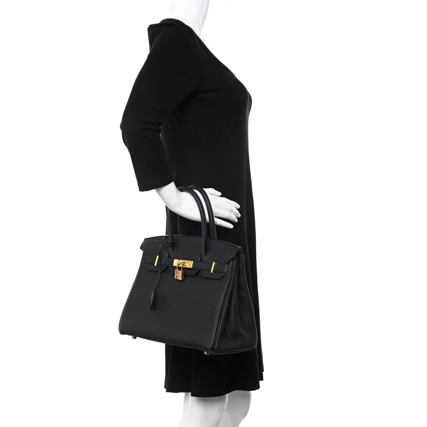 Togo Birkin 30 Black