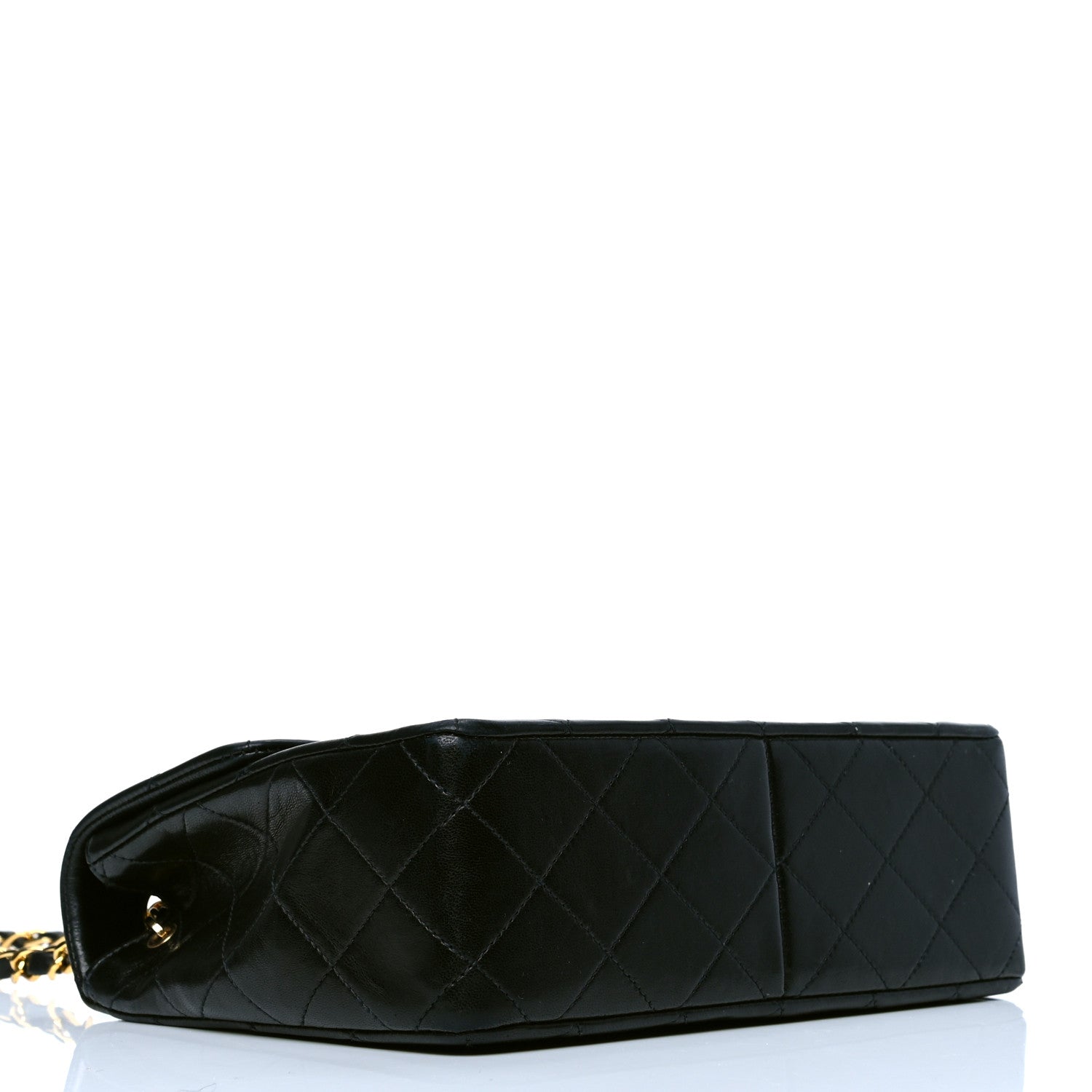 Chanel Lambskin Quilted Small Single Flap Bag Black 3 of 4